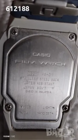 Casio Film Watch 2321 -FS-01 Malaysia , снимка 3 - Мъжки - 50325659