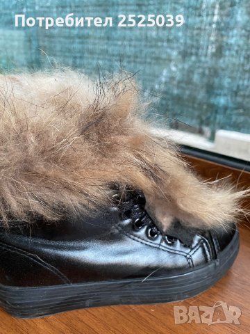 Обувки с пух, снимка 2 - Дамски ежедневни обувки - 39478318
