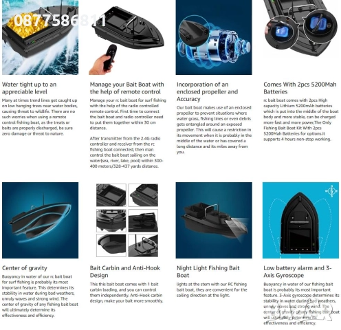 НОВА ЛОДКА ЗА ЗАХРАНКА С GPS.ЛОДКИ ЗА РИБОЛОВ.ФИДЕР ЛОДКА BAIT BOAT РИБАРСКИ И РИБОЛОВНИ ЛОДКИ, снимка 11 - Такъми - 48975053