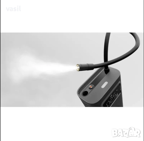 Преносим електрически компресор Xiaomi 2 Pro – мощен, компактен, с LED светлина, снимка 2 - Аксесоари за велосипеди - 52952485