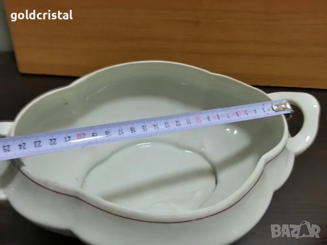 стар български порцелан супник и сосиера , снимка 8 - Антикварни и старинни предмети - 49029711