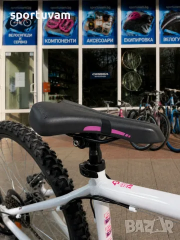 Планински велосипед SPRINT Hunter 26 бяло/розово Shimano, дискови спирачки, снимка 4 - Велосипеди - 55802436