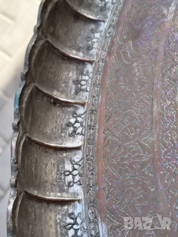 Уникален поднос синия, снимка 9 - Антикварни и старинни предмети - 53837467