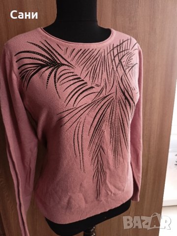 Пролетна розова блуза , снимка 3 - Блузи с дълъг ръкав и пуловери - 44582258