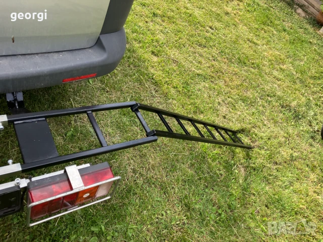 Багажник//стойка/за мотор,2 колела,,багаж или др.за теглич на автомобил, снимка 5 - Мотоциклети и мототехника - 50536284