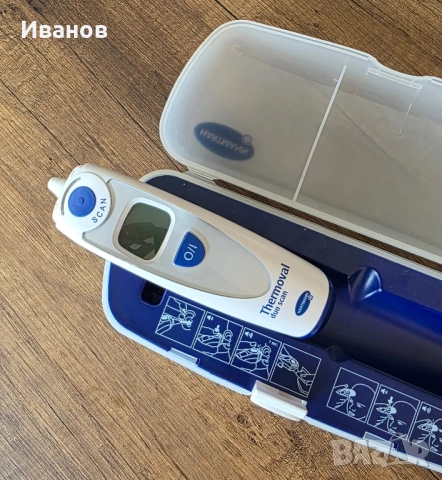 Безконтактен термометър, бебе /дете HARTMANN, снимка 5 - Други - 52271818