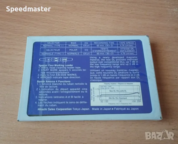 Нова аудио касета Hitachi DL60, снимка 2 - Аудио касети - 56155167