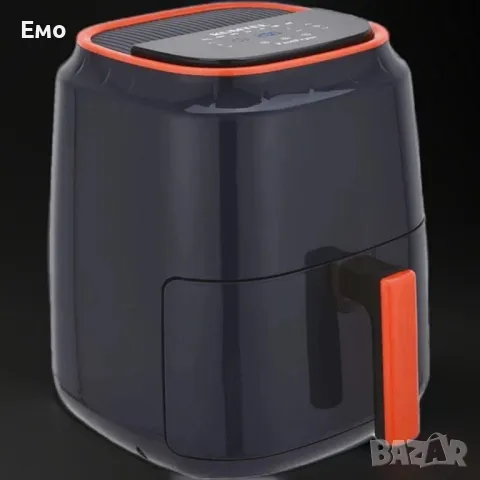 Фритюрник KUMTEL Airfryer с LED дисплей и сензорно управление, снимка 4 - Фритюрници - 47820191