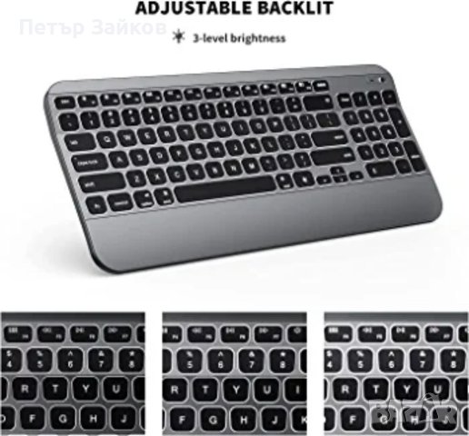 Bluetooth клавиатура NIXIUKOL за Mac OS, снимка 6 - Клавиатури и мишки - 40891775