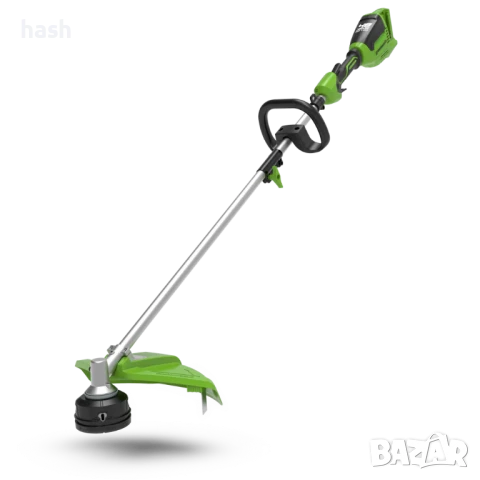 Електрически тример/косачка/резачка Greenworks, G24LT30M, 24V, с Li-ion батерия, Green