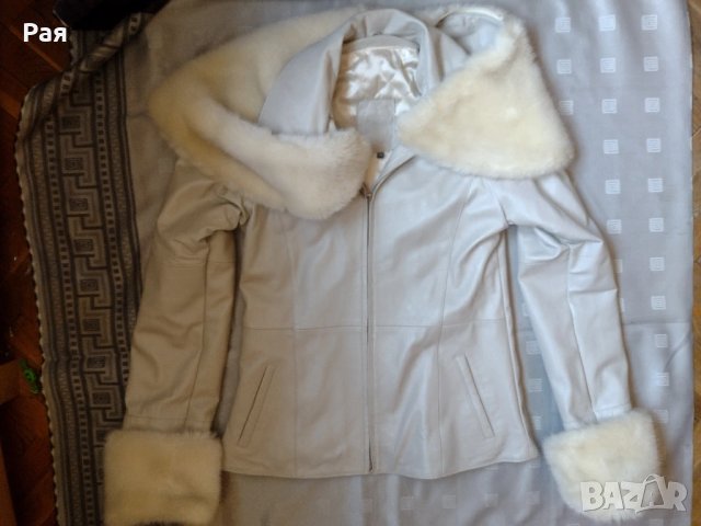 Елегантно кожено яке, снимка 11 - Якета - 50672679