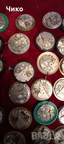 60бр механизми от руски мъжки часовници , снимка 11 - Антикварни и старинни предмети - 53713632