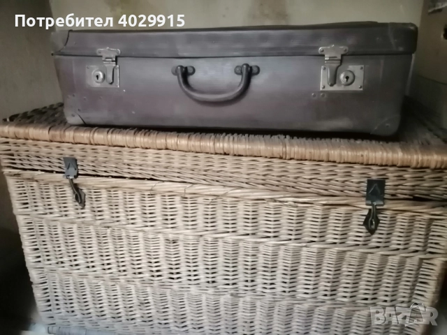 Ратанова ракла и стар куфар, снимка 5 - Ракли - 51591444