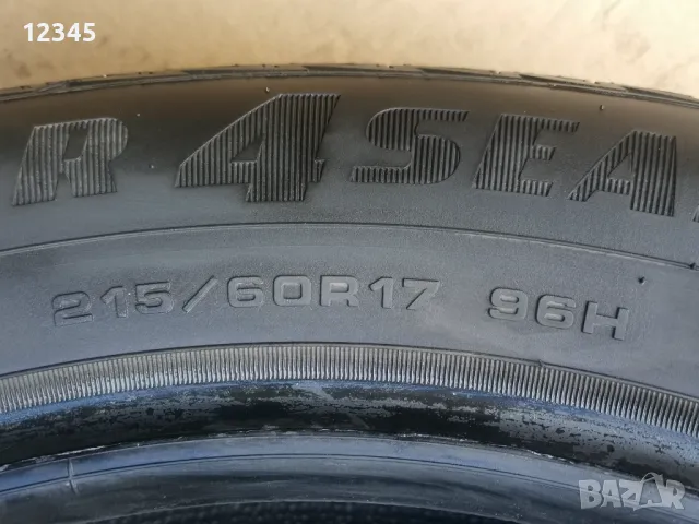215/60R17 goodyear 7мм грайфер-№835, снимка 4 - Гуми и джанти - 48677390