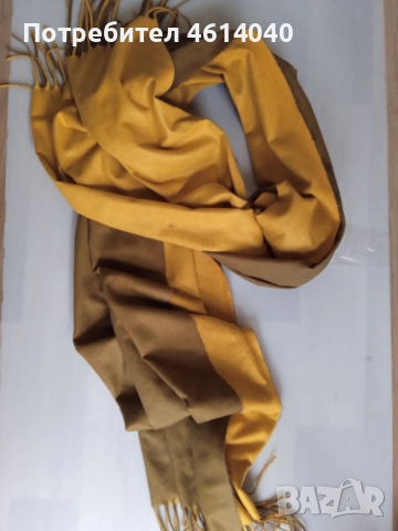 Шал от кашмир 183 см * 75 см, снимка 2 - Шалове - 52646744
