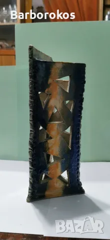 Керамична ажурна ваза, снимка 3 - Вази - 56114137