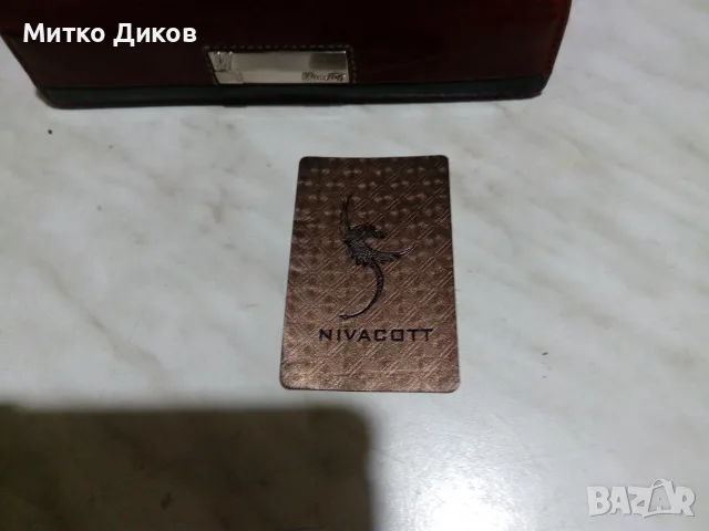 Портмоне естествена кожа марково Nivacott  170х90мм, снимка 3 - Портфейли, портмонета - 55736387