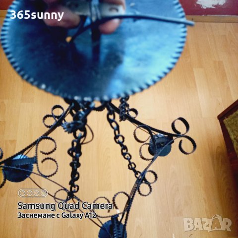 Полилей от ковано желязо, снимка 2 - Полилеи - 34369424