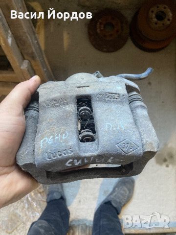 Преден Десен Спирачен Апарат за Рено Сценик / Renault Megane Scenic 1.6i, снимка 3 - Части - 44929277