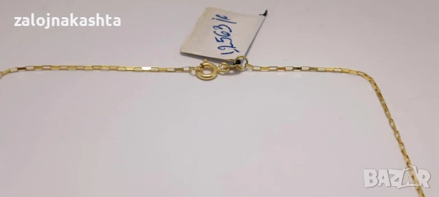 Нов -Златен синджир-1,34гр/14кр, снимка 4 - Колиета, медальони, синджири - 51338919
