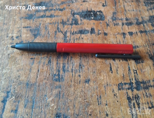 механичен молив Лами Lamy Tipo 0.7 мм графит червен рядък модел, снимка 3 - Ученически пособия, канцеларски материали - 53754138