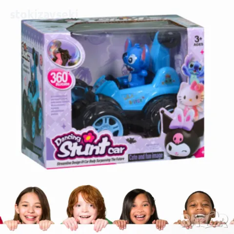 Танцуваща каскадна количка с любим герой, Dancing Stunt Car, снимка 1