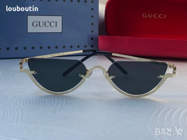 GUCCI 1:1 дамски слънчеви очила 4 цвята, снимка 6 - Слънчеви и диоптрични очила - 52915117
