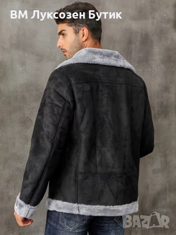 Мъжко луксозно зимно яке с пух – изборът на истинския Алфа мъж!, снимка 3 - Якета - 52574095