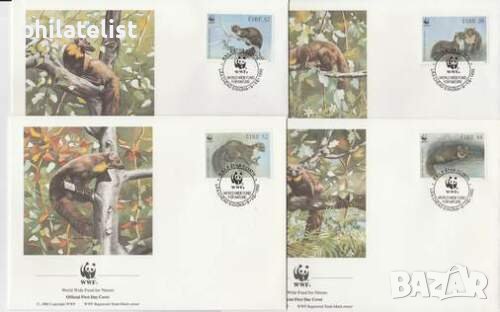 Ирландия 1992 - 4 броя FDC Комплектна серия - WWF, снимка 1 - Филателия - 38639802