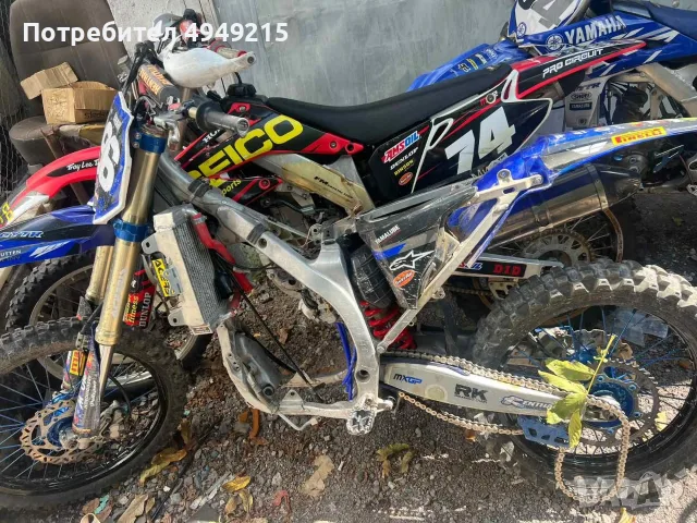 Yamaha YZF 250 2009 на части