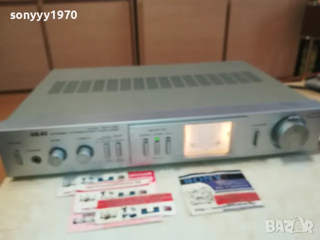 AKAI AM-U01 AMPLIFIER-MADE IN JAPAN-ВНОС SWISS LNWC1711241223, снимка 3 - Ресийвъри, усилватели, смесителни пултове - 47998478