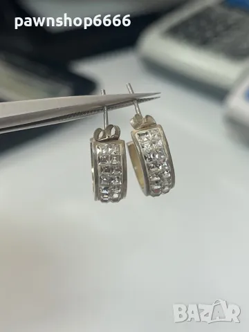 Сребърни обеци 925, снимка 2 - Обеци - 50359414