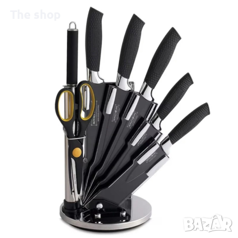 Комплект 5 броя ножове "Royalty" (001), снимка 1 - Прибори за хранене, готвене и сервиране - 44667455