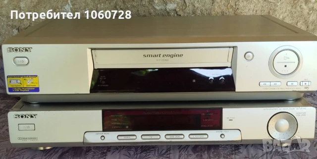 Видео SONY SLV-SE610 (дист.) и усилвател TA-VE170  			