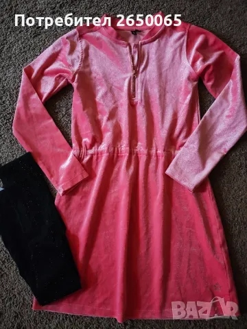 Нова детска рокля плюш лукс 140см., снимка 5 - Детски рокли и поли - 47820135