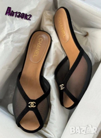 чехли на ток chanel , снимка 3 - Чехли - 50596287