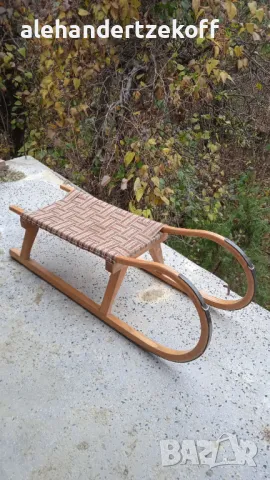 Дървена шейна шейни, снимка 5 - Зимни спортове - 47991741