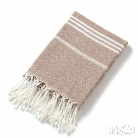 Пештемал – Традиционна турска кърпа от памук и лен 90см x180см, снимка 3 - Други - 50112758