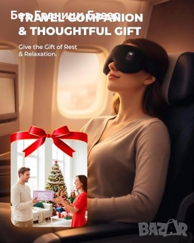 Нова Загряваща маска за очи, копринена, безжична, с таймер и топлина, снимка 6 - Други - 51897879