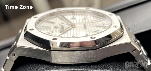 Audemars Piguet Royal Oak 41mm Steel White Dial Automatic Различни Варианти, снимка 5 - Мъжки - 48183763
