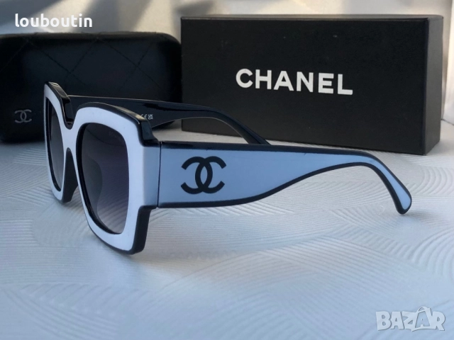 Дамски слънчеви очила квадратни черно и бяло, снимка 13 - Слънчеви и диоптрични очила - 51703729