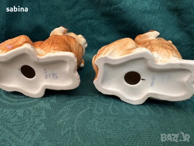 Статуетка Пекинез, ЛФЗ Ломоносов, СССР, снимка 5 - Други ценни предмети - 52974621