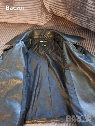 Дамско кожено яке размер S, снимка 6 - Якета - 53642462