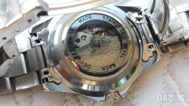 САМОНАВИВАЩ СЕ МЪЖКИ ЧАСОВНИК ROLEX SUBMARINER, снимка 12 - Мъжки - 34644402