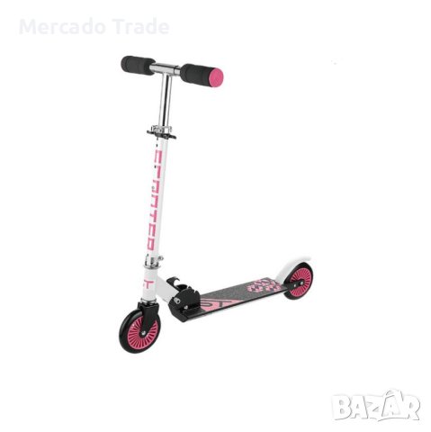 Тротинетка Mercado Trade, Алуминиева, За деца, До 50кг., Бял