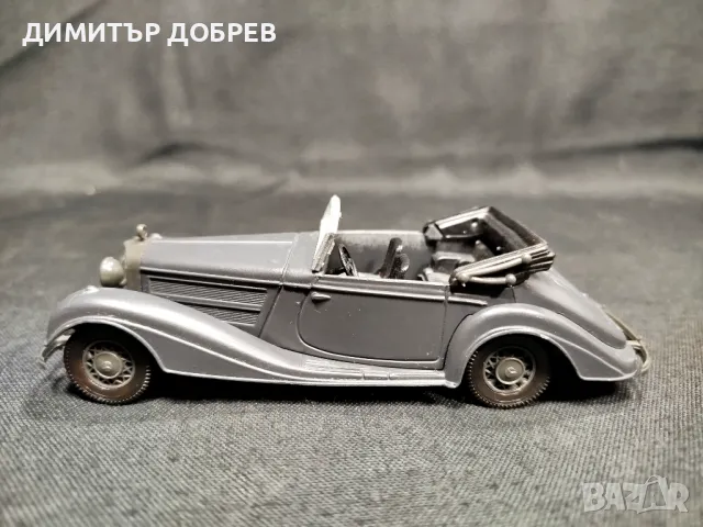 1/43 МЕТАЛНА КОЛИЧКА МАЩАБЕН МОДЕЛ 1939 MERCEDES 540K SOLIDO, снимка 2 - Колекции - 49168530