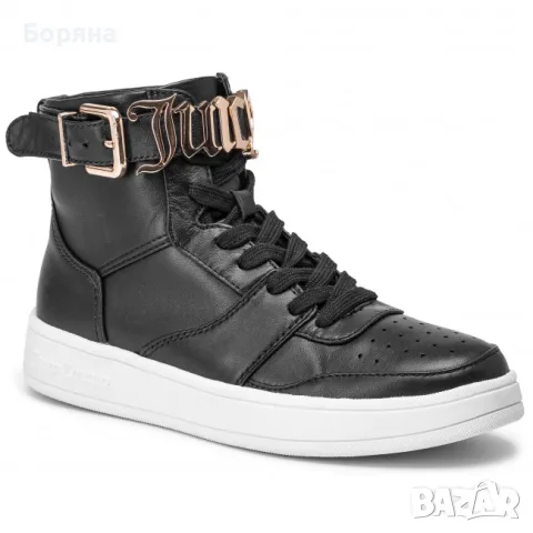 Juicy Couture - Нови високи кецове от естествена кожа, снимка 3 - Кецове - 40312508