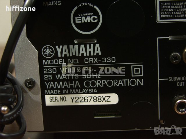 АУДИО СИСТЕМА   Yamaha crx-330 , снимка 9 - Аудиосистеми - 42417120