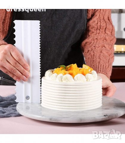 3131 Двустранни сладкарски шпатули за торти, комплект от 4 броя