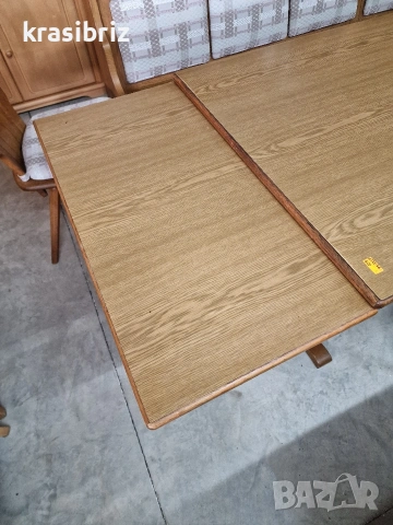 К-т Масивен Кухненски Ъгъл с Разтегателна Трапезна Маса с 2 броя Стола-внос от Германия!, снимка 7 - Други - 53560124